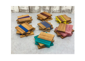 Solid Wooden Coasters For Home Restaurant Hotel Decoration Coffee Time - Product Image 6