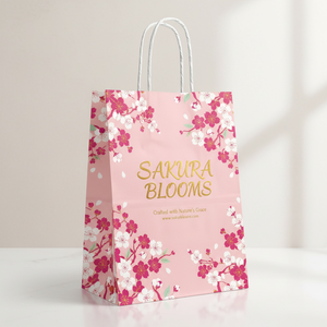 Luxury Handmade <b>Laminated</b> White <b>Paper</b> Custom Branded Shopping Bag for Gift Packaging Supermarket Fashion Boutique Cosmetics - Product Image 5