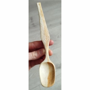 Ensemble d'ustensiles de cuisine en bois naturel écologique avec logo personnalisé, cuillères et spatules en bois résistantes à la chaleur, outils de cuisine en gros - Product Image 4