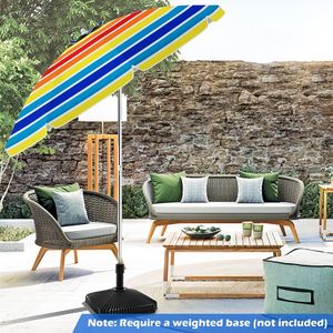 Ombrellone da Spiaggia da 6,5 Piedi con Borsa per il Trasporto, Leggero e Facile da Portare Senza Base Pesante - Product Image 5