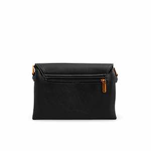Bolso de hombro negro formal para mujer P36362 - Product Image 1