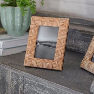 Modern Design Rattan Photo <b>Frame</b> Rattan <b>Picture</b> <b>Frame</b> Woven Photo <b>Frame</b> Natural Rattan Photo <b>Frame</b> At Factory Price - Product Image 2