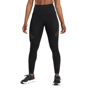 High Waist Seamless Yoga Leggings Full Length Black <b>Mesh</b> Detail Breathable Athletic <b>Pants</b> Women Workout Fitness Training - Product Image 4