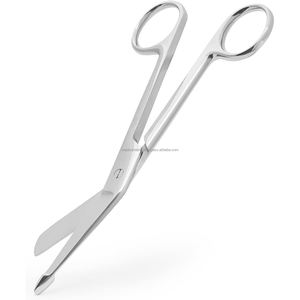 Tijeras para Vendajes Lister Azules de Acero Inoxidable, Manuales, Certificadas CE ISO, OEM ODM, Venta al por Mayor, Set de Instrumentos Quirúrgicos para Trauma - Product Image 4