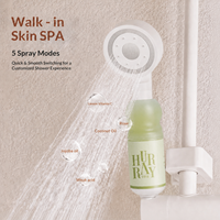 Pommeau de Douche Filtrant Parfum Château des Bois avec Filtre Vitamine C OEM ODM Marque Privée Ensemble Intégré Cinq Modes pour Salle de Bain