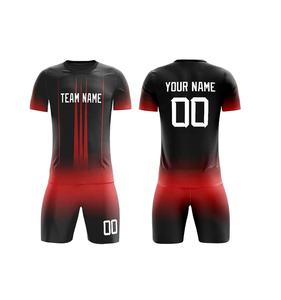 Uniforme de fútbol para hombres, diseño personalizado, la mejor tela lisa de sublimación, oferta - Product Image 1