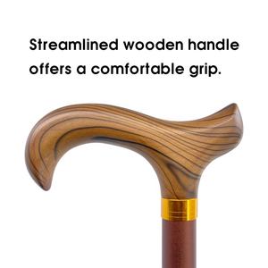 Bâtons de marche réglables en aluminium 75-100cm avec poignée en bois Léger Durable Capacité de charge de 110kg Plus 10 couleurs disponibles - Product Image 5