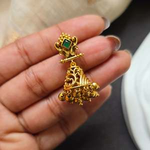 Floral Pearl Stud and Drop Earrings-Classic Bohemian Religious Jewelry for Wedding and Party - Product Image 3