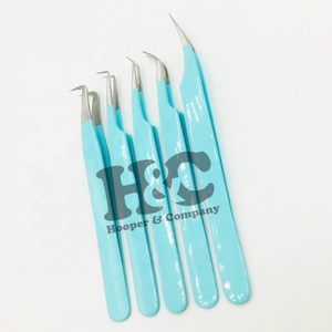 New Arrival Tweezers <b>mink</b> Hooper Company Professional <b>Eyelash</b> <b>Extension</b> Tweezers Durable Stainless Steel Tips Customizable Tip - Product Image 2