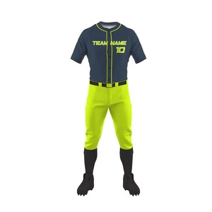 Maillot de baseball en polyester respirant, uniformes d'équipe personnalisés, vêtements de sport sublimés, qualité Sialkot, livraison 2026, séchage rapide pour hommes - Product Image 1