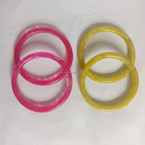 Modern Design Round Resin Bag Handle Beautiful Colorful Design with Stylish Buckle Low Price for High Decorative - Product Image 3