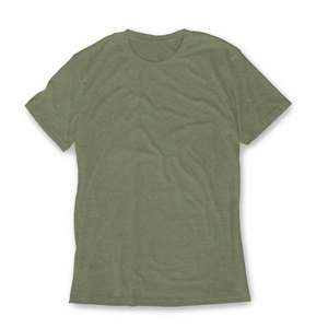 Camiseta de Hombre, Color Verde Oliva, Corte Regular, Manga Corta, Cuello Redondo, 100% Algodón Jersey, Estilo Casual - Product Image 1