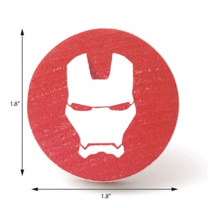 New Arrival Pine Wood Kids Drawer Knobs <b>Ironman</b> Cabinet Dresser Pulls High Quality Durable Bedroom Villa Handles - Product Image 4
