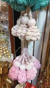 Enhance Your Designs with Premium Handcrafted Polyester Beaded Tassels-elegant Durable Home Textile for Unique Curtain Accents - Product Image 5