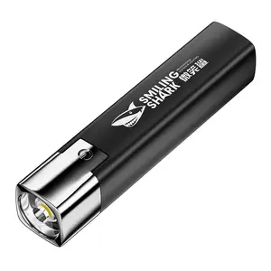 Süper parlak LED el feneri USB şarj edilebilir 18650 pil Led Torch gece sürme kamp avcılık için açık su geçirmez flaş ışığı