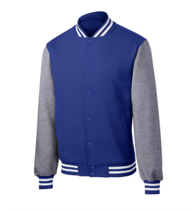 Custom Fleece <b>Varsity</b> Baseball <b>Jacket</b> OEM Embroidery Winter College Letterman <b>Jacket</b> For Men - Product Image 3
