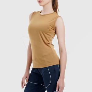 Camiseta sin mangas con capucha para mujer, de color sólido, tejido de lana, transpirable, de secado rápido, poliéster, informal, para invierno, con bolsillos. - Product Image 3
