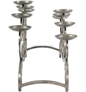 Porte-bougie rustique de style farmhouse pour table à manger, décoration intérieure, support à bougie décoratif de qualité supérieure pour un style intérieur luxueux - Product Image 5