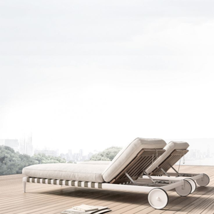 Chaise longue pliante réglable en aluminium pour patio, imperméable, pour piscine extérieure, vente en gros - Product Image 4