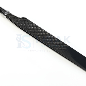 Professional Black Curved Lash Tweezers Stainless Steel Precision Fine Tip <b>Eyelash</b> Extension <b>Applicator</b> for Volume Lashes Salon - Product Image 2