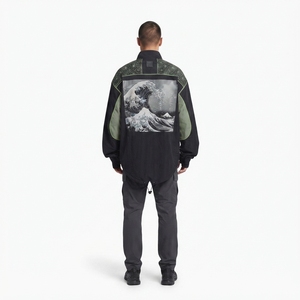 เสื้อเชิ้ต Tech-Angler Sashiko UPF 50+ แห้งเร็ว ระบายความชื้น ป้องกันน้ำ DWR  ผ้าไนลอนเทคนิค ทรงโอเวอร์ไซส์ สำหรับตกปลา - Product Image 2