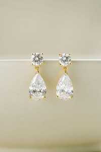 Top Grade 925 <b>Silver</b> <b>Long</b> Drop <b>Earrings</b> Elegant Moissanite Dangle Colorfast Light Luxury Women Jewelry At Best Price - Product Image 4