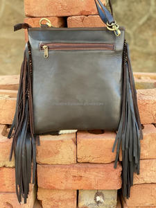 New Real Handmade Hair On Hide Fur Fringe <b>Bag</b> Stylish <b>Women</b> Tassel <b>Leather</b> Fringe <b>Bags</b> Cowhide Fur <b>Leather</b> Bohemian Shoulder <b>Bag</b> - Product Image 5