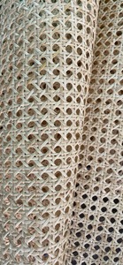 Natural Rattan Webbing <b>Roll</b> For Furniture Traditional Hexagonal Woven Cane Webbing Sheet For Chair Repair <b>Kit</b> - Product Image 3