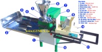 Machine automatique de fabrication de bâtonnets d'encens, machine de production d'agarbatti à haute vitesse, machine de fabrication d'encens entièrement automatique