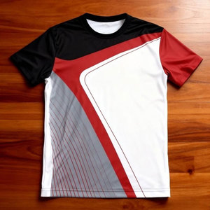 เสื้อยืดกีฬาคุณภาพสูง เนื้อผ้าระบายอากาศได้ดี สวมใส่สบาย เหมาะสำหรับออกกำลังกาย วิ่ง และเล่นกีฬา - Product Image 4