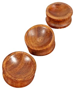 Juego de 4 Bloques Elevadores de Madera Artesanales para Muebles, Base de Elevación Resistente para Patas de Cama y Sofá, Acabado en Madera Natural - Product Image 4
