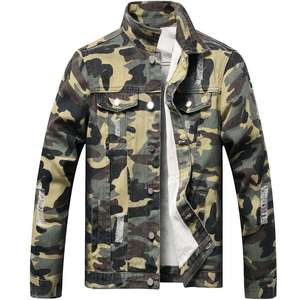 Oem Service Eco-Friendly Acid Wash Denim Jacket 100% Cotton High Quality Street Casual for Men - Product Image 3