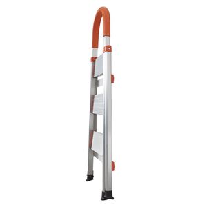 330 Lbs Load Capacity <b>Folding</b> Platform Stool Non-Slip 3-<b>Step</b> Aluminum XH <b>Ladder</b> - Product Image 4