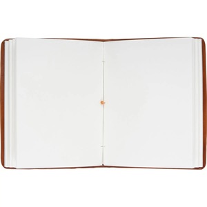 Carnet en cuir à couverture rigide, rose de la boussole en relief, style vintage, fait main, avec papier recyclé artisanal, idéal pour un cadeau - Product Image 5