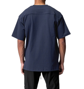 เสื้อยืดคอกลม ยูนิเซ็กซ์ ผ้าฝ้าย 100% น้ำหนัก 250 กรัม แขนสั้น สกรีนโลโก้ได้ สไตล์วินเทจ ลุคสบายๆ ทรงโอเวอร์ไซส์ สำหรับผู้ชายและผู้หญิง - Product Image 1