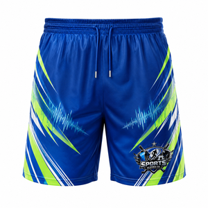 Pantalones Cortos de Fútbol de Alta Resistencia, Mezcla de Poliéster y Elastano, Secado Rápido, Transpirables, Elásticos en Cuatro Direcciones, Comodidad Profesional - Product Image 1