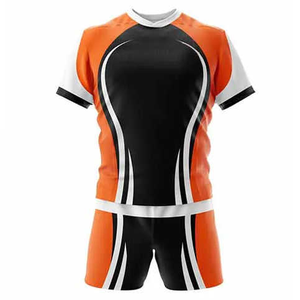 Uniforme de rugby personnalisé de qualité supérieure, logo d'équipe, respirant, design de maillot de football américain, durable, manches courtes, unisexe - Product Image 5