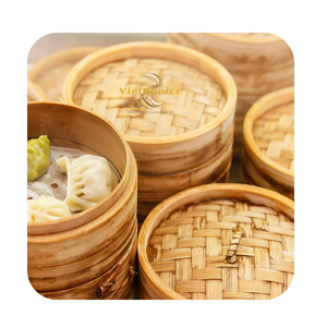 Vietchoice Natural Bamboo 3-Layer Food <b>Steamers</b> Pot Cover Reusable Durable Gas Good Price Customized Logo Eco-Friendly - Product Image 6