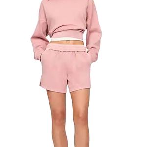 Latest Design Womens Fleece <b>Crewneck</b> Sweatshirt Soft Cotton Blend Pullover Casual Winter Warm Long Sleeve Top For Ladies - Product Image 3