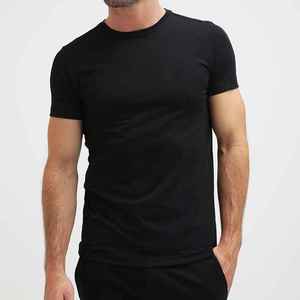 T-shirt léger 100% coton biologique pour hommes, t-shirts décontractés de haute qualité, vêtements d'été, stock en gros, chemises à manches courtes pour hommes - Product Image 4