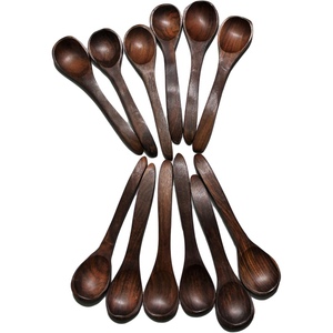 Juego de utensilios desechables de madera de abedul, tenedor y cuchara para restaurantes de comida rápida, disponible a precio de mayoreo. - Product Image 6