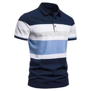 Chemises polo pour hommes de qualité supérieure, 100% coton, respirantes, séchage rapide, sur mesure, en vente en ligne - Product Image 6