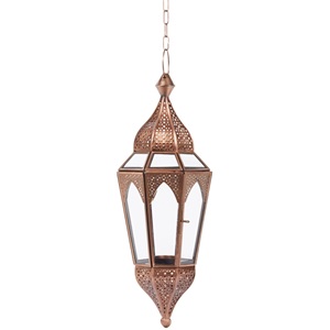 Latest Hot Selling Vintage Moroccan Style Metal Glass Candle <b>Lantern</b> Wall Hanging Home Decoration Lamp - Product Image 2