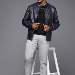 Pakistan Made Comfortable <b>Leather</b> Winter <b>Jacket</b> In Stock <b>Leather</b> <b>Jacket</b> Outdoor Use <b>Leather</b> <b>Jacket</b> - Product Image 3