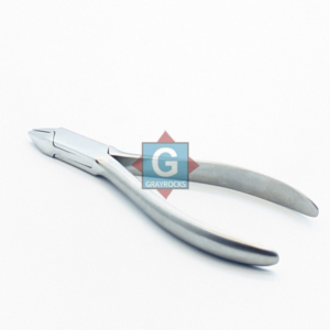 Pince Aderer en acier inoxydable Gray Rocks pour orthodontie, outil de pliage de fil, 12 cm, instrument manuel de classe II, argent -2525-72 - Product Image 3