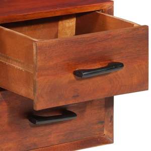 Aparador de Madera de Mango Sólido con Acabado en Hierro Marrón Medio, Mueble para Sala de Estar - Product Image 6