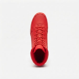 Chaussures de boxe homme femme légères montantes en cuir à lacets respirantes en mesh toutes saisons avec semelle antidérapante et soutien pour la gym - Product Image 4