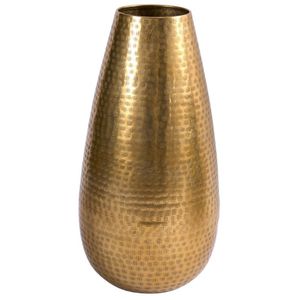 Jarrón de Aluminio Vintage Atemporal con Elegante Acabado Dorado Antiguo, Perfecto para Exhibir Flores o Plantas Ornamentales - Product Image 6