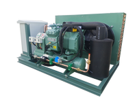 Unité de condensation semi-hermétique 3HP pour chambre froide avec compresseur et refroidisseur d'air
