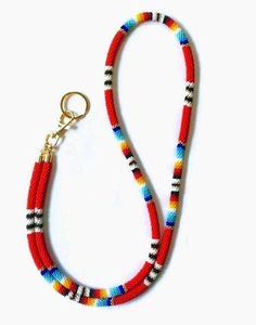 Perles de rocaille faites à la main pour lanières et porte-clés DIY - Taille/couleur/logo personnalisables, artisanat perlé classique et portable - Product Image 5
